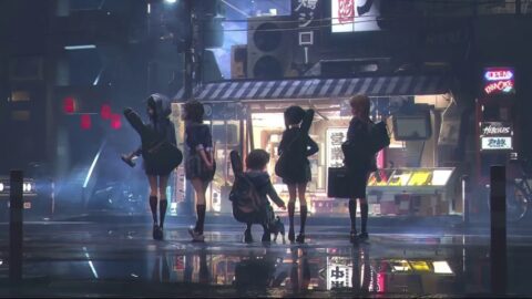 K-On! / Girls Band / Rain / Night Street