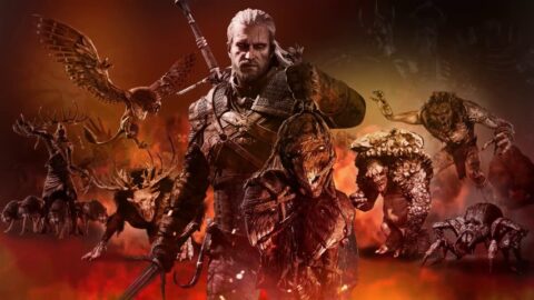 Geralt vs Monsters / Zombies – Animated Background