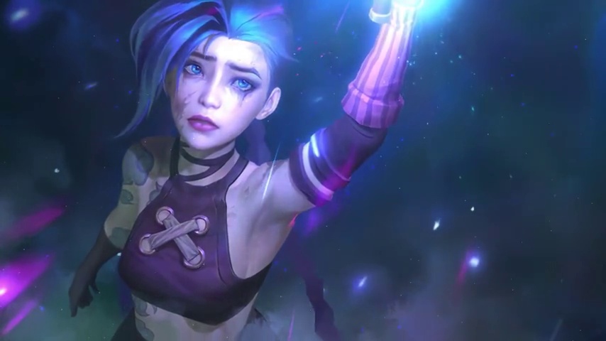 Jinx Flare League Of Legends - Animated Desktop - LiveWallpapers4Free.com