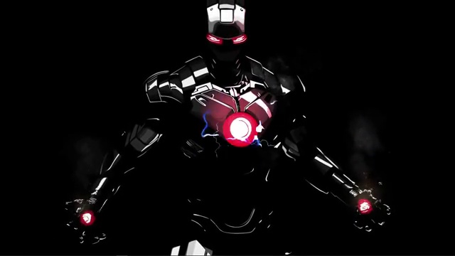 Black Iron Man - The Avengers - LiveWallpapers4Free.com