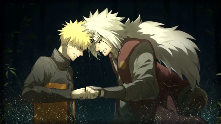 Naruto and Jiraiya By Cybust Anime - LiveWallpapers4Free.com