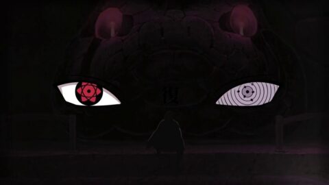 Magical Eyes in the Dark / Sasuke Uchiha / Naruto 4K