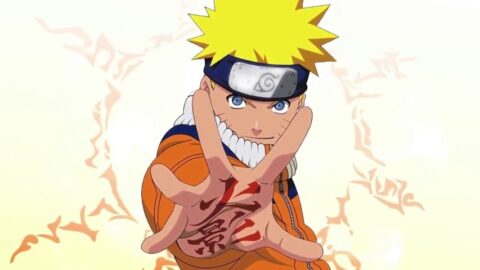 Kid Naruto Outstretched Arm Pulse Background