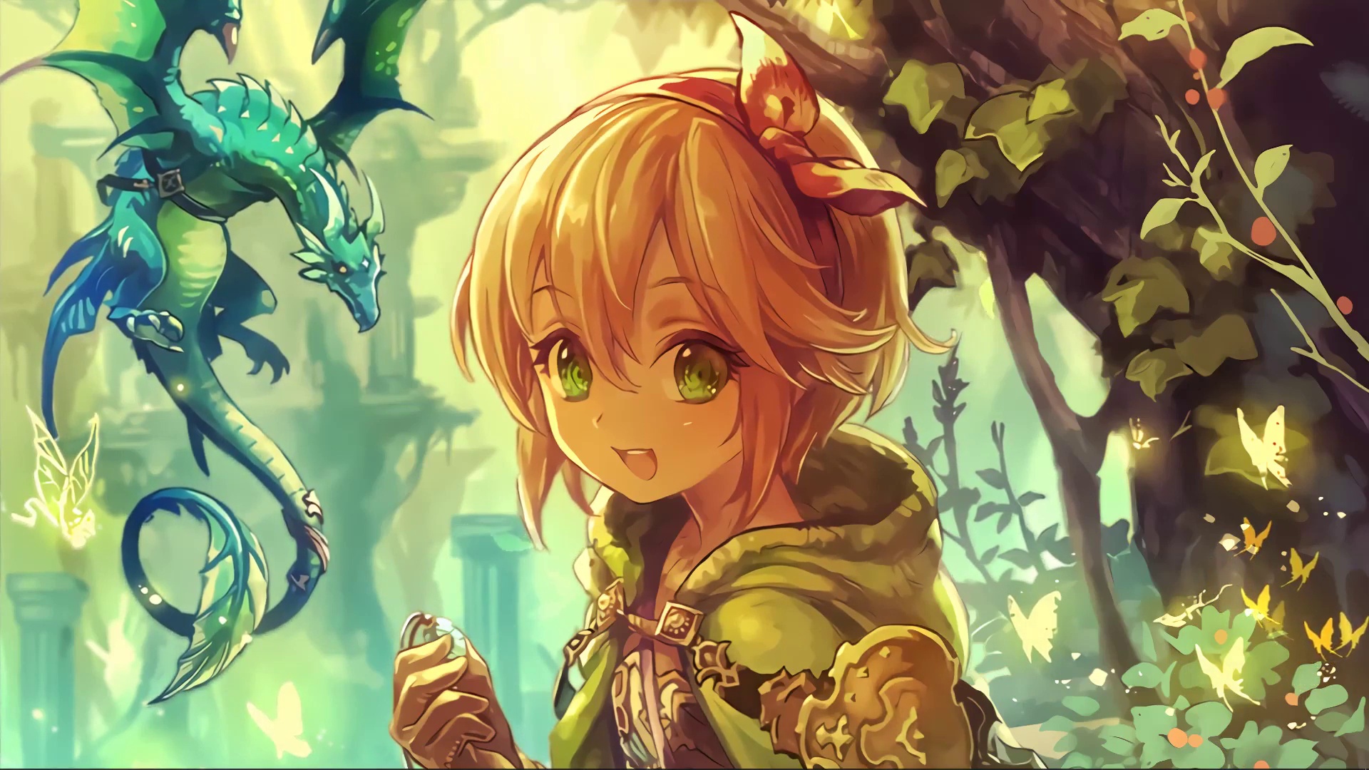 Elf Girl Liza From ShadowVerse - Live Windows Background - LiveWallpapers4F...