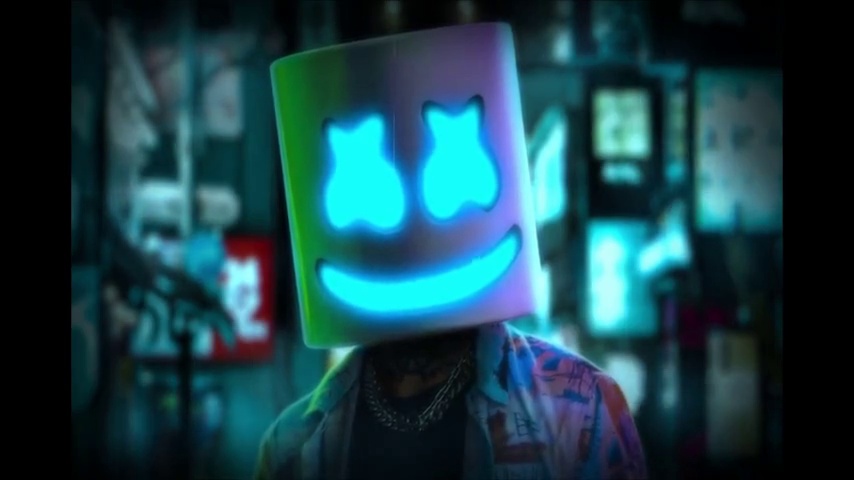 Marshmello DJ Christopher Comstock Glow - LiveWallpapers4Free.com