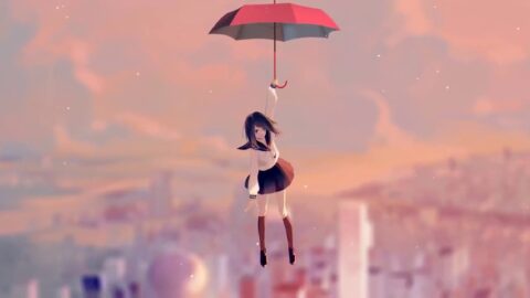 Umbrella Girl | Just Fly Anime Wallpaper