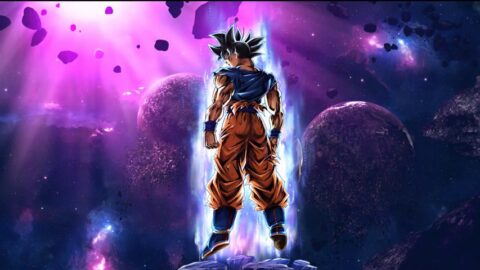 Dragon Ball Super | Goku Ultra Instinct | Galaxy Meteors 4K – Live Desktop Theme