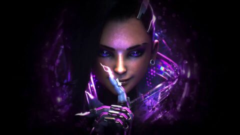 Powerful Infiltrator Sombra Overwatch – Live Windows Background