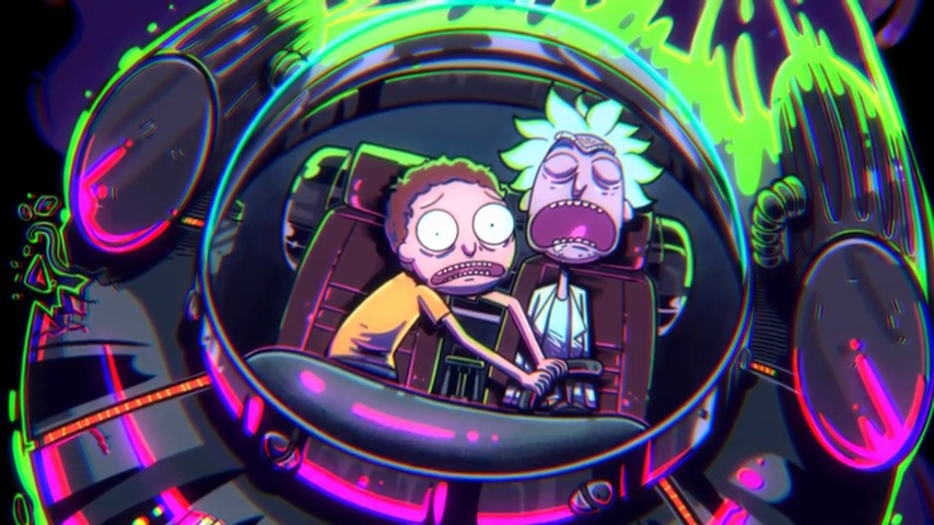 Rick And Morty The Fall of a Spaceship - LiveWallpapers4Free.com