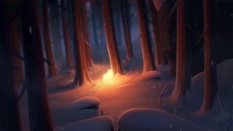 Arctic Spirit | Winter | Forest | Snow and Little Fox 4K – Live Wallpaper