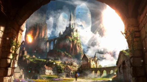 Traveller and Secret Fantasy Village | Mystic Place