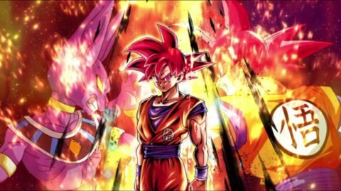 Goku Dragon Ball Legends SSG Game – Animated Desktop Background