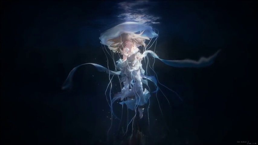 Anime Medusa Girl Underwater with Music - Animated Desktop ...