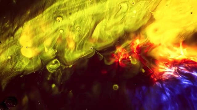 Yellow Red Blue Liquid Abstract - LiveWallpapers4Free.com