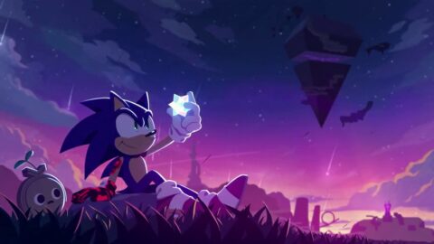 Sonic Frontiers Game | Starfall 4K Quality Background