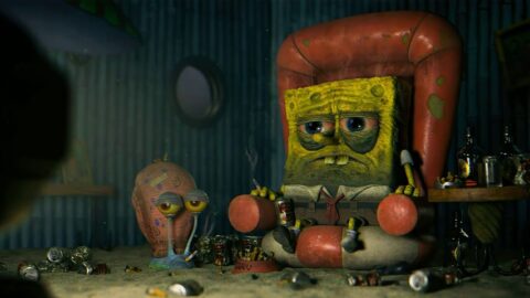 Depression | Spongebob and Gary The Snail Smoke