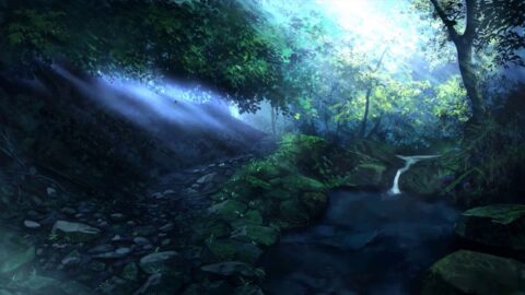 Fantasy Forest Stream Animated Nature 4K – Live Theme