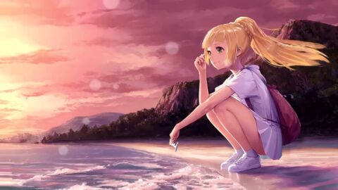 Lillie Aether Beach Time Pokemon