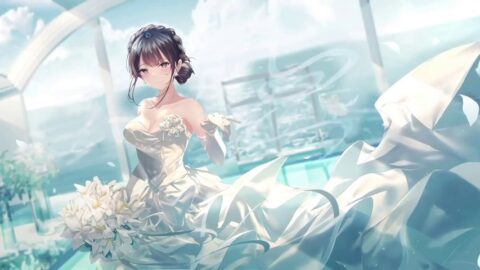 Shoko Makinohara White Wedding Dress