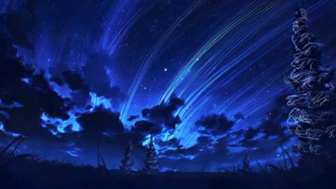 Blinking Stars Night Fantasy Nature – Motion Desktop