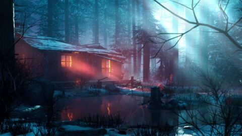 Fabulous Winter Cabin in The Forest – Live Desktop