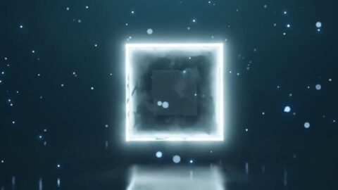 3D Crystal Cube Abstract – Animated Desktop