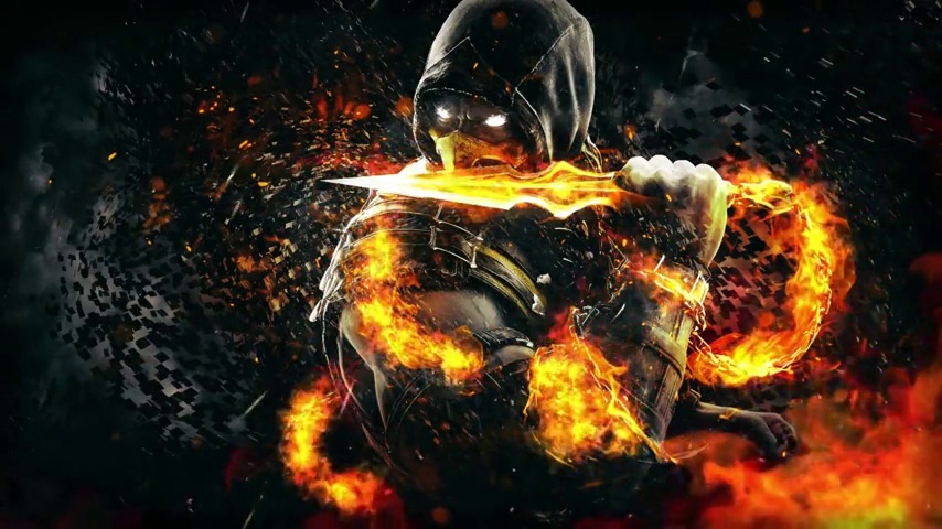 Scorpion / Mortal Kombat / Fire Tip - LiveWallpapers4Free.com