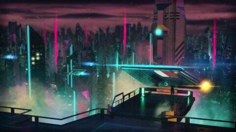 Cyberpunk Platform Night City