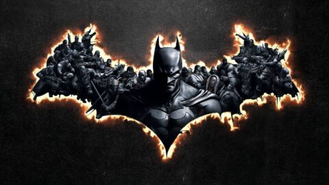 Cool Batman Burning Logo 4K Desktop