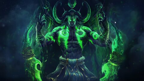 Illidan Stormrage Night Elf Demon Hunter / World Of Warcraft