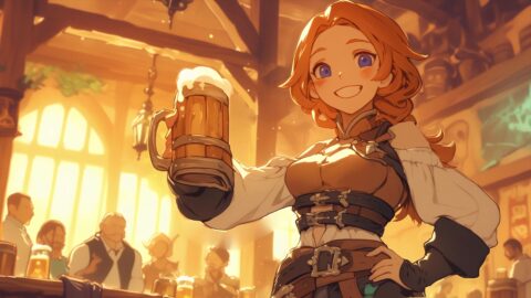 Raise a Glass to You – Medieval Tavern – Live Desktop thumbnail 1