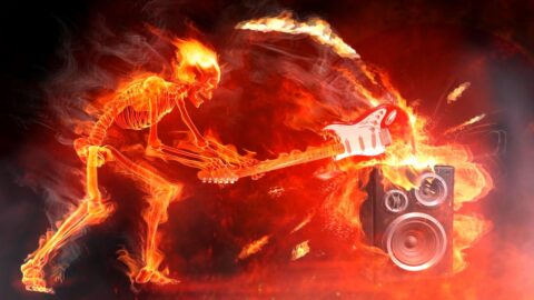 Skull Fantasy Music Horror – Free Live Wallpaper