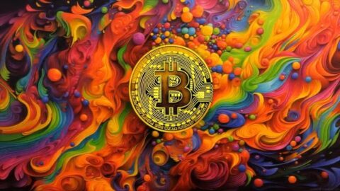 Bitcoin Abstract Colorful Shapes – Live Wallpaper thumbnail 1