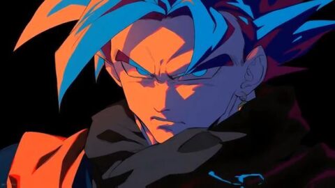 Goku’s Intense Gaze