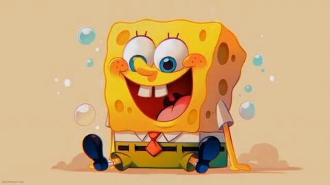 Funny Spongebob Cartoon Bubbles