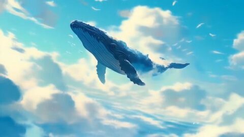 A Whale in the Clouds Fantasy