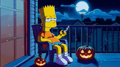 Bart Simpson Halloween Chill Smoke