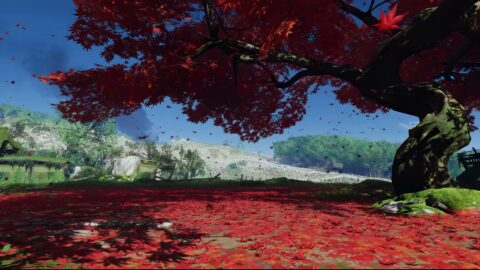 Ghost Of Tsushima Falling Leaves