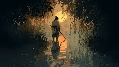 Samurai Wanders through the Swamps
