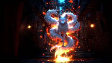 white-fantasy-fox-4k-live thumbnail 1