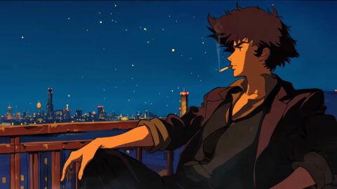 spike-spiegel-smoking-cowboy-bebop-4k-live thumbnail 1