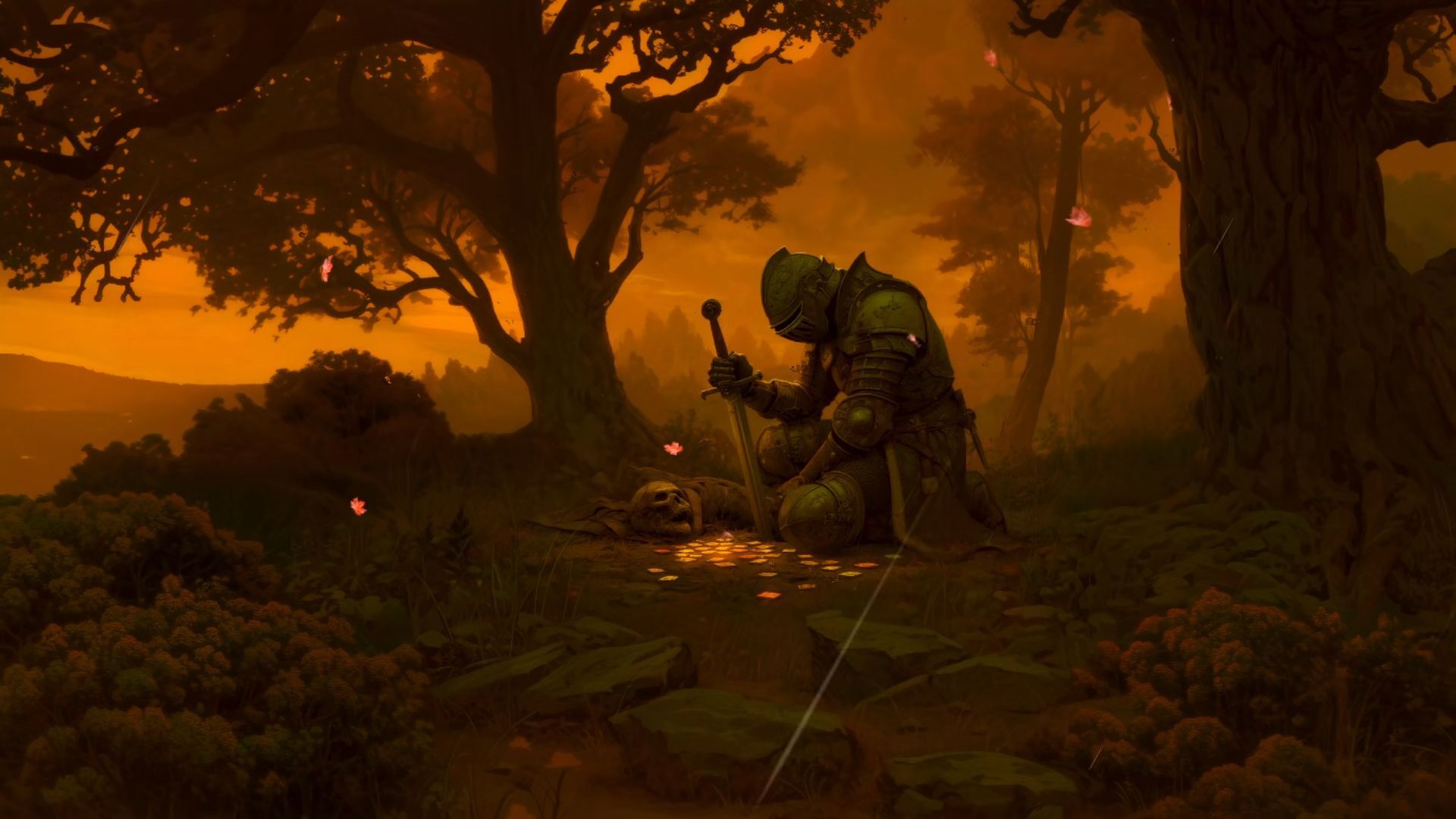 The Knight Who Walks Alone - LiveWallpapers4Free.com