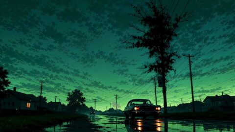 Automobile Midnight Drive