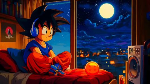 Goku Moonlight Vibes