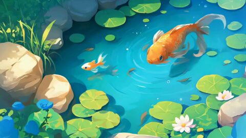 Koi and Lily Pads