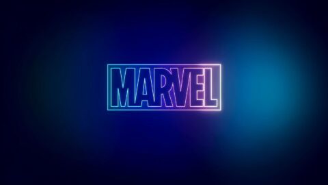 Marvel Iridescent Neon Logo