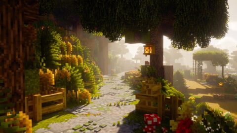 Peaceful Minecraft Morning - Live Wallpaper