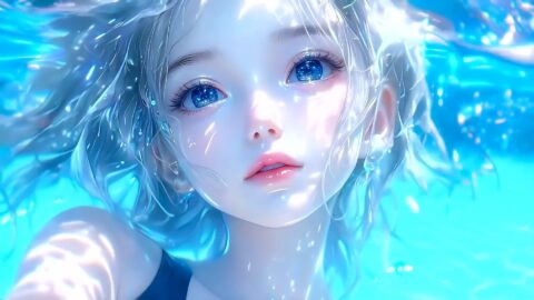 Cute Girl – Tears of Blue