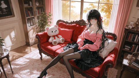 Chisa and the Teddy Bear – Wuthering Waves