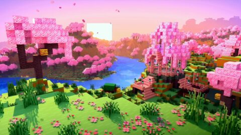 Minecraft – A World of Cherry Blossoms
